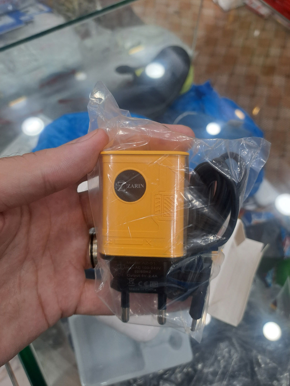 Zarin AZ-51 Fast Charger – PD & QC 3.0 Type-C + USB Wall Charger